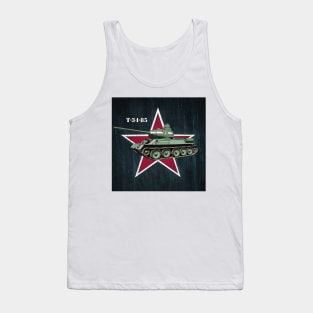 T-34-85 Russian Tank "Red Storm Rising" Tank Top